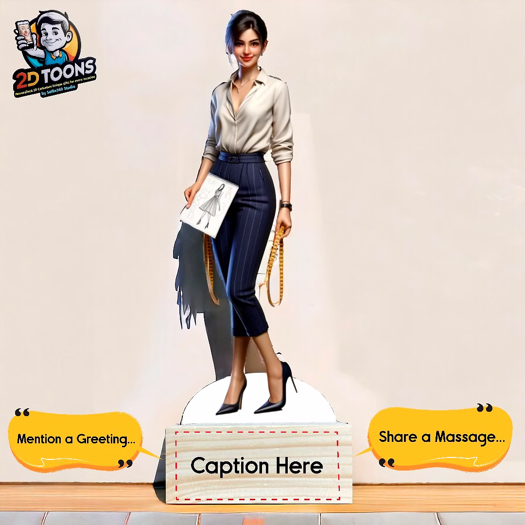 Trendsetting Designer 2D Toons, Personalized Caricature Gift by Selfie360 Studio image 2