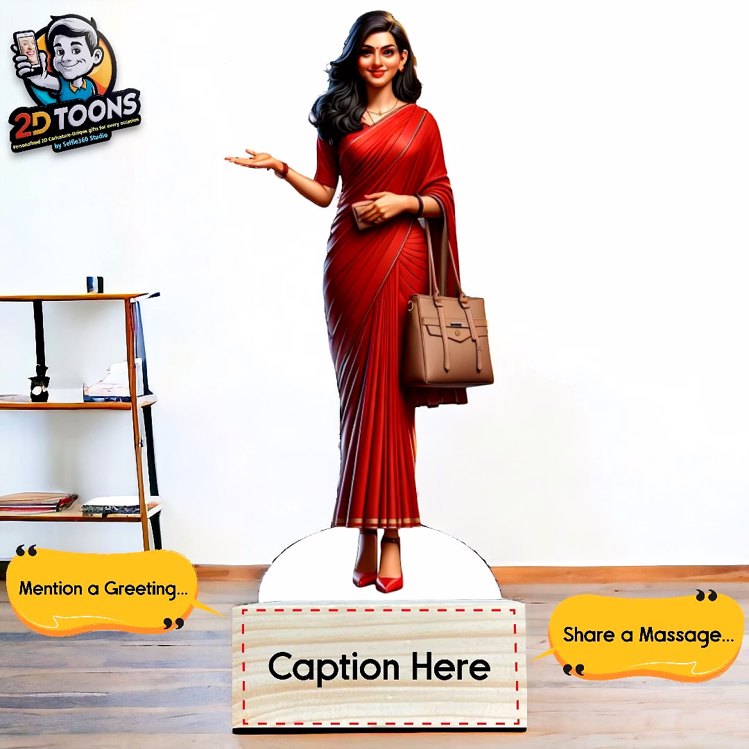 Trendsetting Blogger 2D Toons: Personalized Caricature Gift by Selfie360 Studio image 2