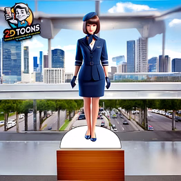 selfie 360 personalized 2d caricature gift by selfie360 studio - unique & customized