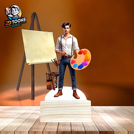 selfie 360 2d toons | personalized 2d caricature gifts for friends, family | selfie360 studio