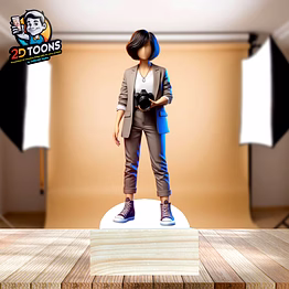 selfie 360 custom 2d caricature gift - personalized cartoon artwork by selfie360 studio