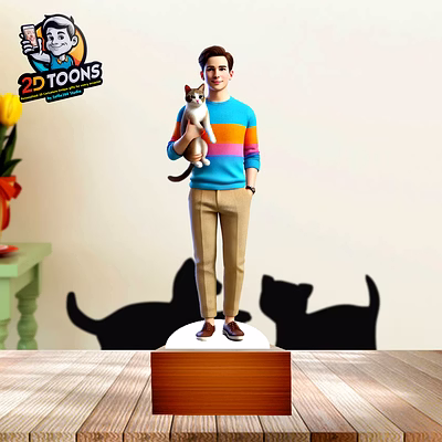 selfie 360 unique personalized 2d caricature gift | customize your story | selfie360 studio