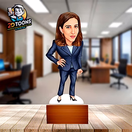 selfie 360 customizable 2d toon caricature gift by selfie360 studio