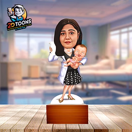 selfie 360 unique personalized 2d caricature gift - selfie360 studio