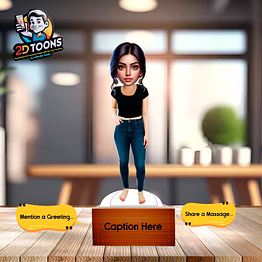 selfie 360 personalized 2d toon caricature gift by selfie360 studio