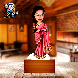 selfie 360 custom caricature gifts: personalized 2d toons by selfie360 studio