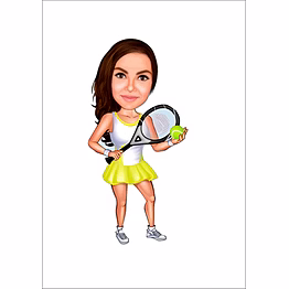 selfie 360 customized 2d toon caricature - unique personalized gift by selfie360 studio