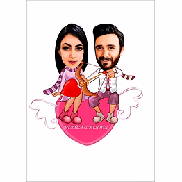 selfie 360 2d toons - customized personalized caricature gifts by selfie360 studio