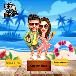 selfie 360 customized 2d toons caricature gift for every occasion by selfie360 studio