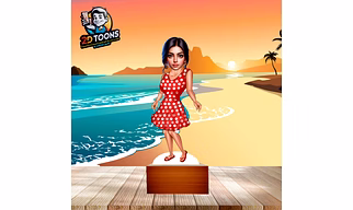 2D Toons, Personalized 2D Caricature Gift for Friends and Family
