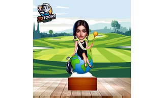 2D Toons, Personalized 2D Caricature Gift for Friends and Family