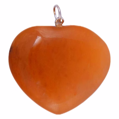 red aventurine heart pendant for reiki healing and crystal healing,traditional astrological pendant for women and mens for chakra healing | lucky charm positive vibes energy(ki_25)