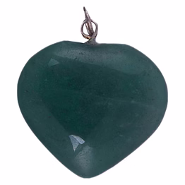 green aventurine heart pendant for reiki healing and crystal healing,traditional astrological pendant for women and mens | lucky charm positive vibes energy | necklace,pendant,gifts(ki_29)