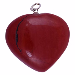 red jasper heart pendant for reiki healing and crystal healing,traditional astrological pendant for women and mens | lucky charm positive vibes energy | necklace,pendant,gifts(ki_30)
