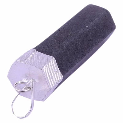 black tourmaline pencil pendant for reiki healing and crystal healing,traditional astrological pendant for women and mens for chakra healing | lucky charm positive vibes energy(ki_38)