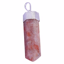 sunstone pencil pendant for reiki healing and crystal healing,traditional astrological pendant for women and mens for chakra healing | lucky charm positive vibes energy(ki_41)