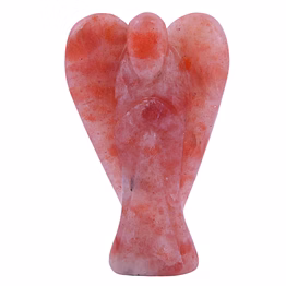 sunstone angel | pocket angel figurines,guardian angel carved,crystal angel,reiki stone angel housewarming gift,christmas gift,festive gifts(ki_56)