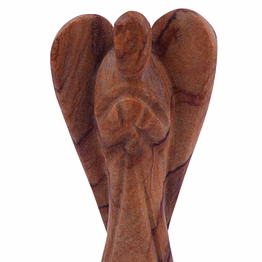 picher jasper angel | handcarved statues figurines stone of good luck - reiki, healing crystal for physical, emotional & spiritual imbalance | positive vibes energy(ki_63)