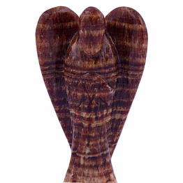 aragonite angel | handcarved statues figurines stone of good luck - reiki, healing crystal for physical, emotional & spiritual imbalance | positive vibes energy(ki_64)