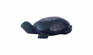 Green Zade Crystal Tortoise for Decorative, Feng Shui and Vastu Best Gift for Career and Good Luck Figurine(KI_78)