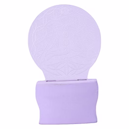 acrylic lamp with chakra symbol, illusion acrylic night lamp, 7 colors auto colour changing led plug and play night light for home and office(ki_093)