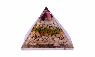 Annapurna Orgone Pyramid for Goddess of Food,Annapurna Devi, Food and Prosperity(KI_095)