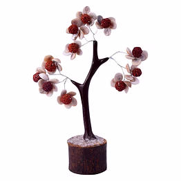 gomti chakra tree with rudraksha beads for good health, wealth & prosperity, home, office, décor(ki_111)