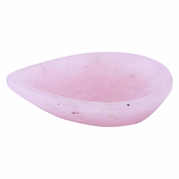 rose quartz deepak, handmade diya for temple, ramlala, diwali, navratri pooja and festival decoration lightning diya(ki_112)