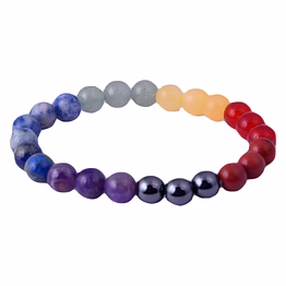 seven chakra bracelet & 7 chakra bracelet healing and vastu, meditation, protection stylish bracelet for girls/boys/women(ki_125)
