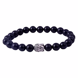 black turmoline bracelet healing and vastu, meditation, protection stylish bracelet for girls/boys/women(ki_126)