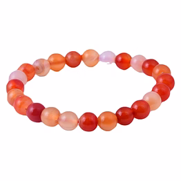 carnelian bracelet healing and vastu, meditation, protection stylish bracelet for girls/boys/women(ki_128)