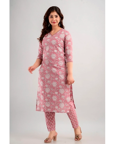 Cotton Fabric Pent Set-1