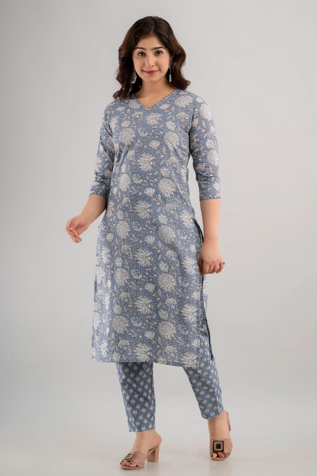 Cotton Kurti Pent set-12550396