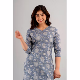 cotton kurti pent set