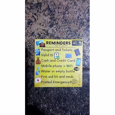 d'shevic® Photo Magnet - TravelChecklist-ONLINE-PM275TRVCH1-20221205
