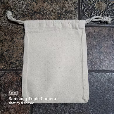d'shevic® Taiwan 8&quot; x 8&quot; Canvas Drawstring Bag-1