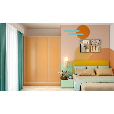 A Multi-Door Wardrobe With Smart Storage Options-DC139