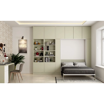 A Bedroom With Space Saving Furniture Design-DC185