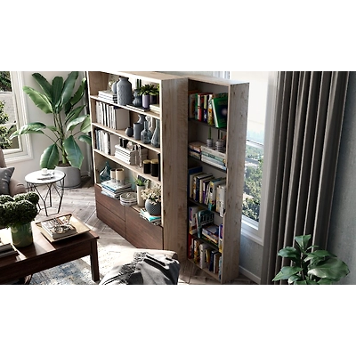 A Space Saving Sliding Bookshelf For Small Indian Homes-1