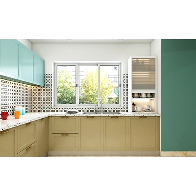 A Duco Finish Kitchen In Dual Colour Tone-1