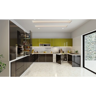 A G-Shaped Bold Kitchen Design-1