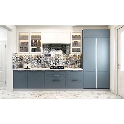 A Parallel Kitchen With Modern Storage Solutions-1