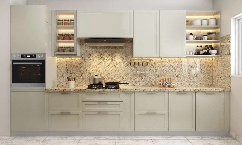 A Parallel Kitchen In Neutral Tones-3