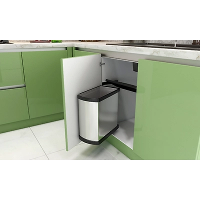 A G-shaped Kitchen With A Breakfast Counter-2