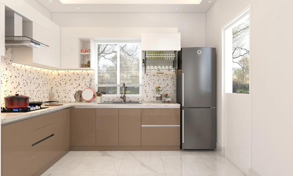 A Small Yet Spacious L-Shaped Kitchen Design-1