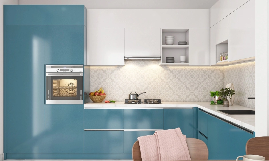 A White And Pastel Blue Kitchen Design-2