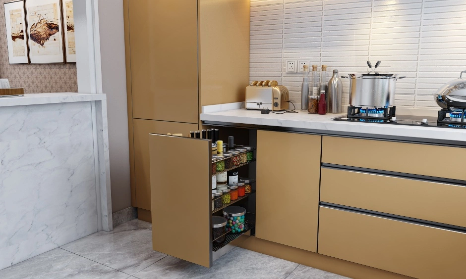 A Sleek U Shaped Kitchen Design With A Marble Countertop-5