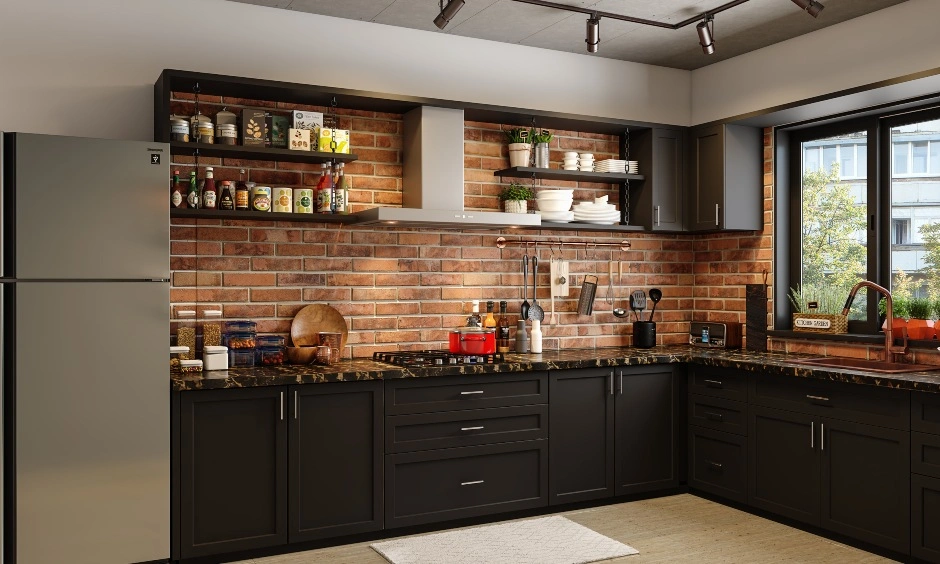 An L-Shaped Industrial-Style Kitchen Design-2