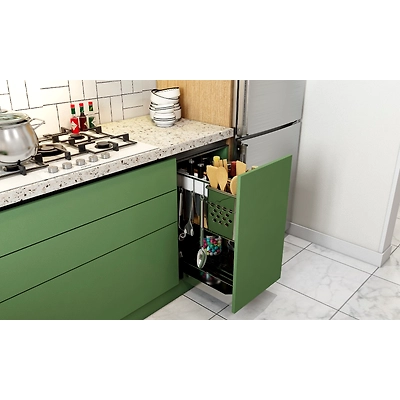 A Modern L Shaped Kitchen Design In Dual Tone-5