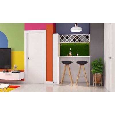 A Compact Living Room With A Stylish Bar Unit-5